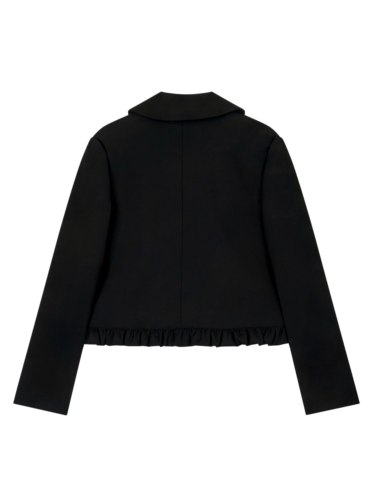 ジャケット・アウター LO AXUAL PETER PAN COLLAR RIBBON JACKET LO AXUAL] PETER PAN COLLAR RIBBON JACKET_BLACK – SellerWork