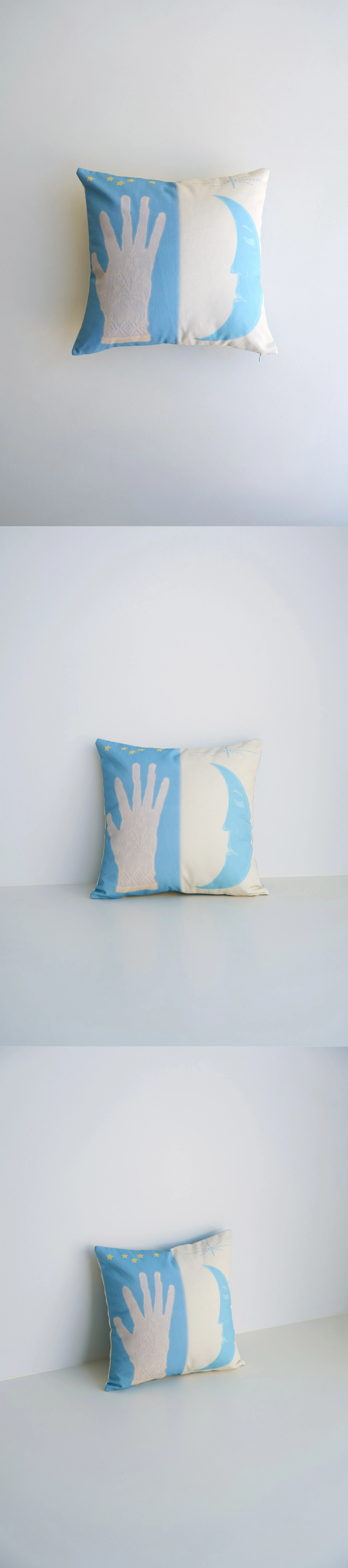 GLOVE & MOON CUSHION COVER