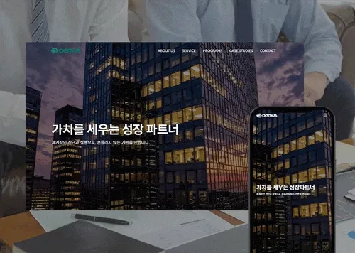 에이머스 | 정책자금 컨설팅, 기업 홈페이지 제작