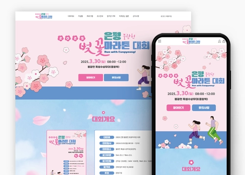 은평 불광천 벚꽃마라톤대회