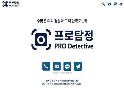 기업 홈페이지 | 프로탐정