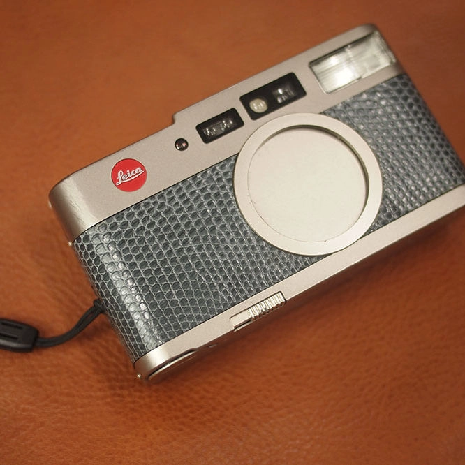 Leica CM / Real leather skin : LEICA CASES & STRAPS by handcraft