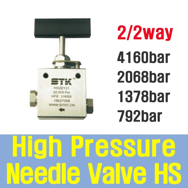 (2/2way)HS15 HS20 HS30 HS60 2/2way High Pressure Needle Valve (body ...