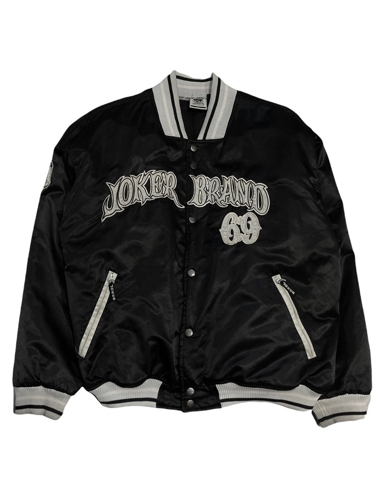 JOKER BRAND nylon varsity jacket : RAG STORE