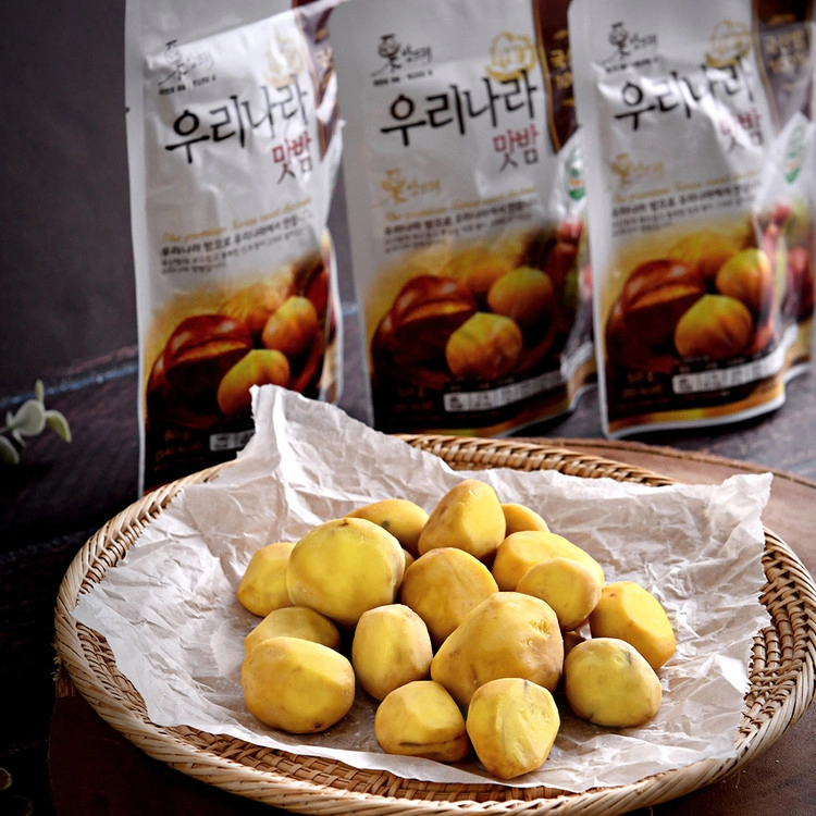 [밤뜨래] 우리나라 맛밤 국산밤 100% (50g, 80g 선택) : 밤뜨래