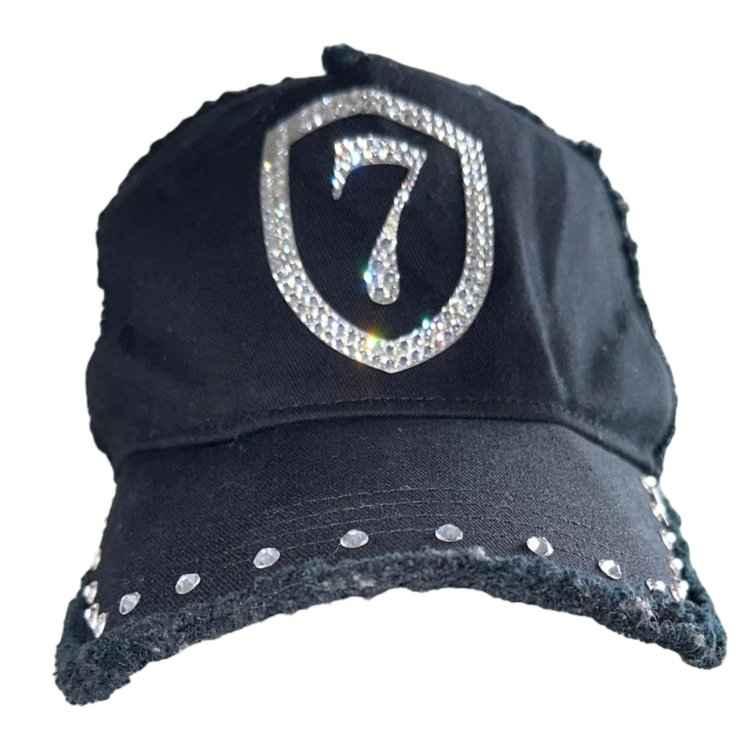 Seven Rhinestone Snapback Hat : Jurm