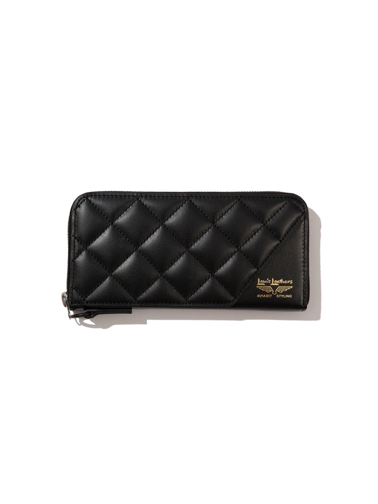 Lewis Leathers × PORTER Long Wallet Black : HIDE/AND/RIDE