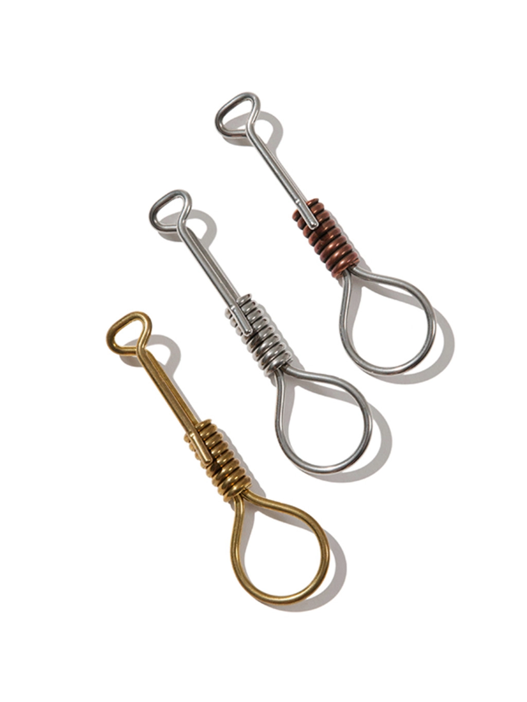 All Stainless Steel Noose Key Chain : HIDE/AND/RIDE