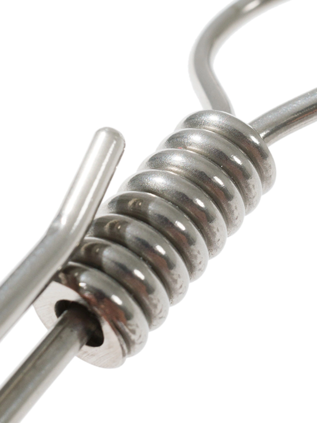 All Stainless Steel Noose Key Chain : HIDE/AND/RIDE