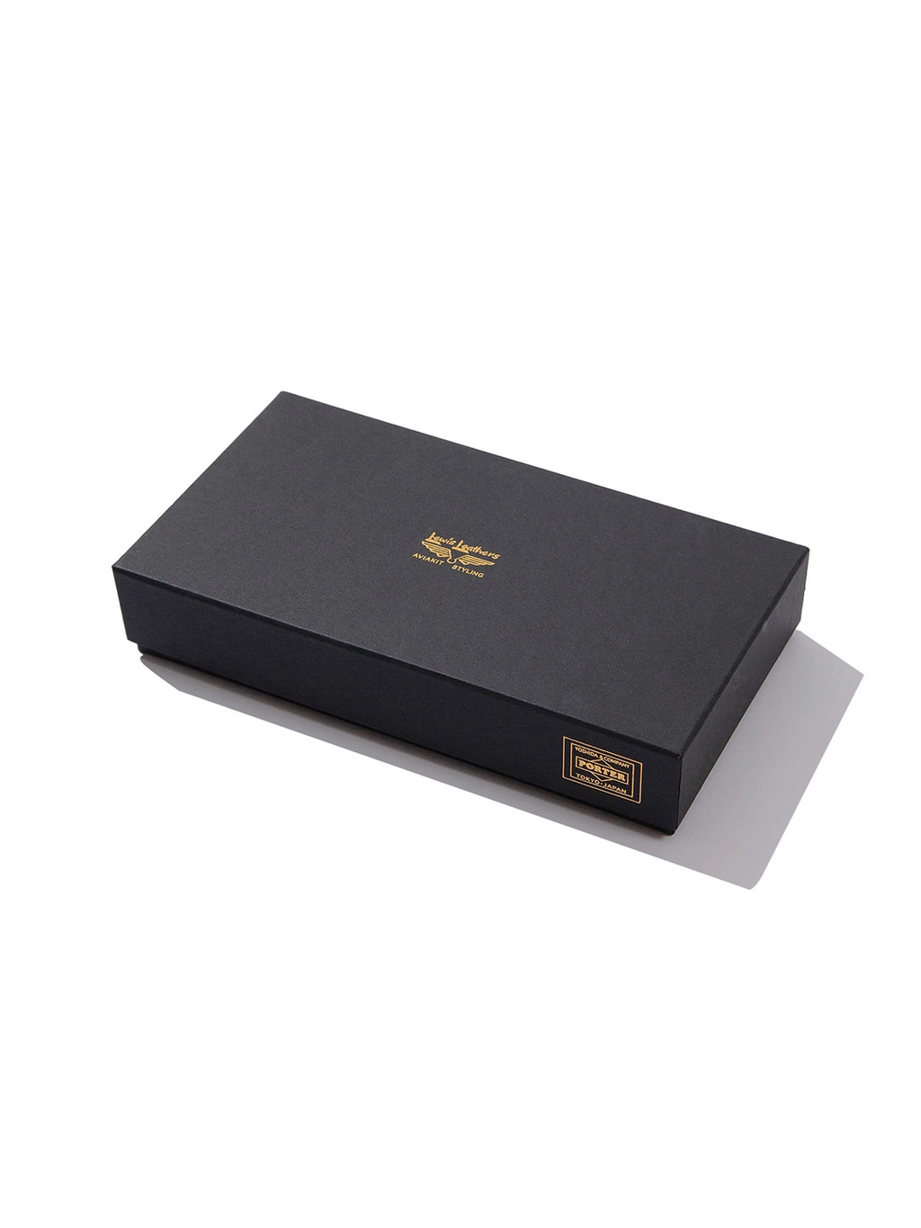 Lewis Leathers × PORTER Long Wallet Black : HIDEANDRIDE INTL