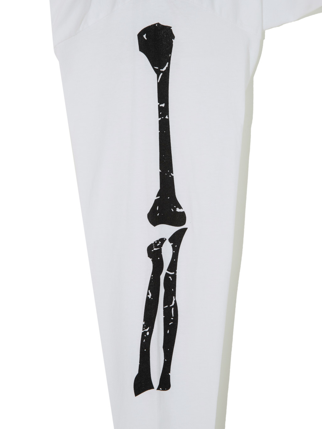 Skeleton Long-Sleeve Tee / White (Exclusive) : HIDEANDRIDE INTL