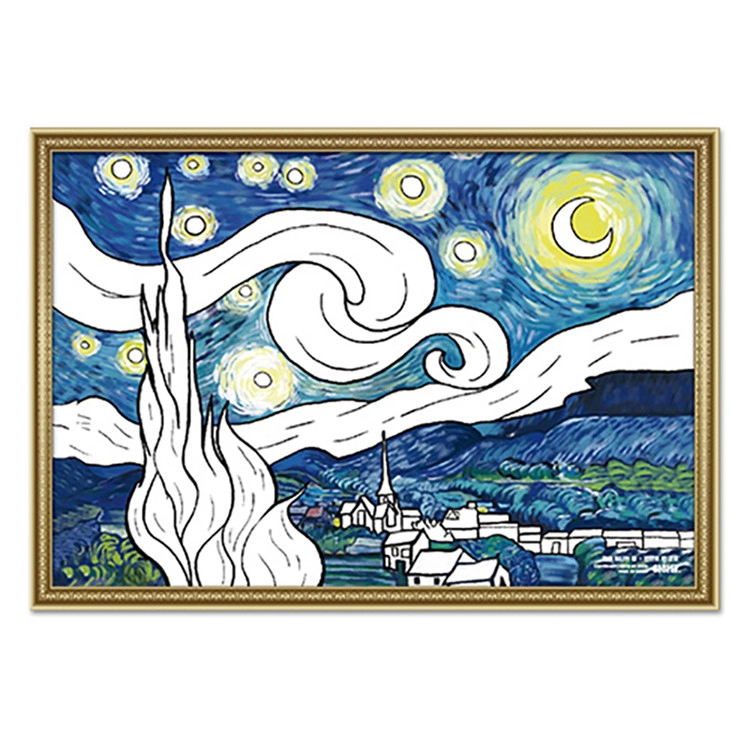 [별이 빛나는 밤] 도안 (10인)