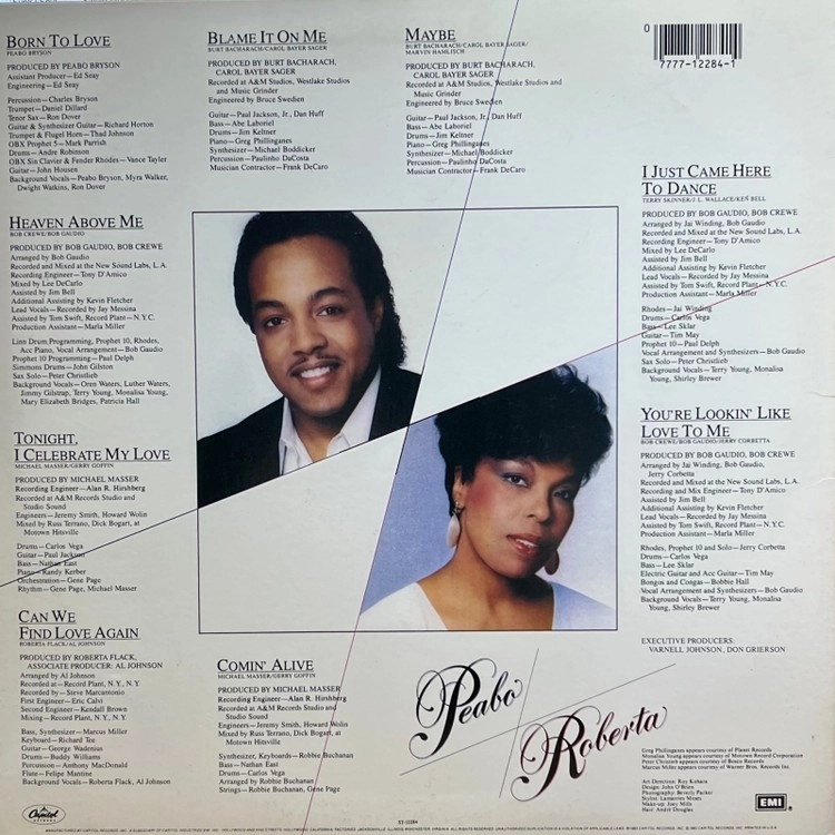 Peabo Bryson & Roberta Flack – Born To Love (1983 / US 1st