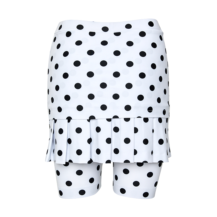 COOL PLEATS PANTS-DOT : SHALOM