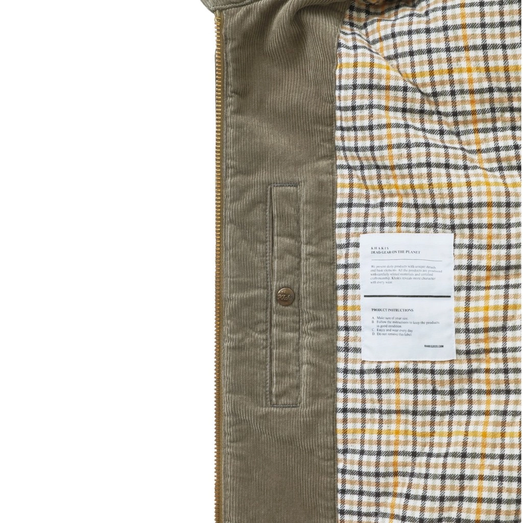 KHAKIS 카키스 / Corduroy Swing Jacket / Sage : 굿스포츠