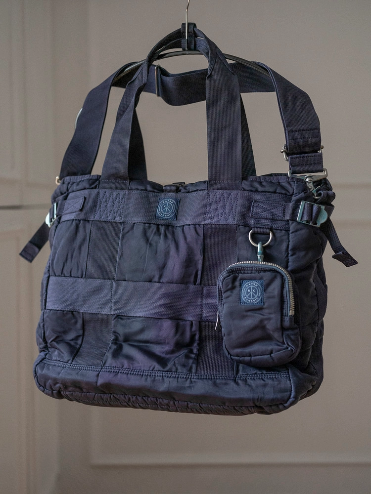 Porter Classic [포터 클래식] - Super Nylon Tote Bag - Indigo Blue