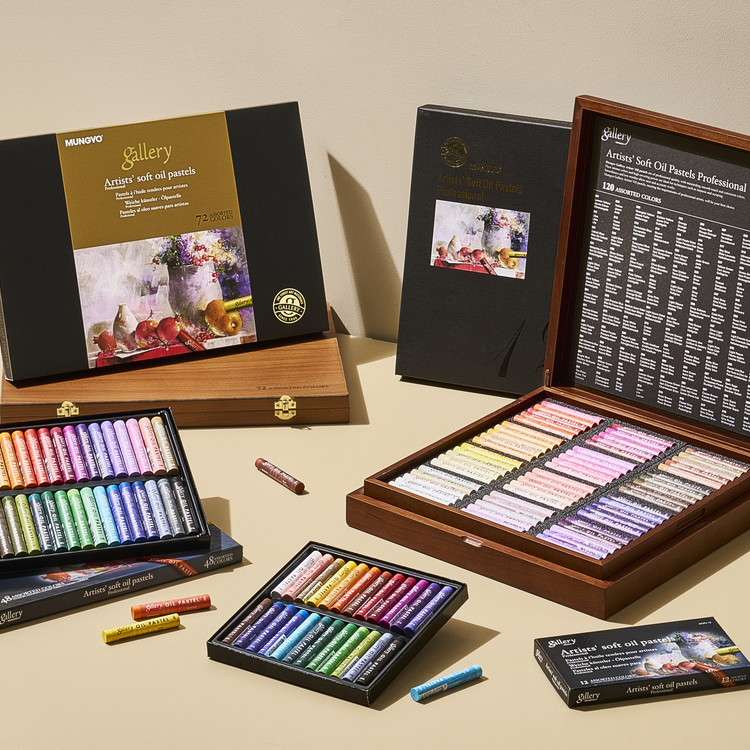 Soft Oil Pastels (MOPV) : MUNGYO