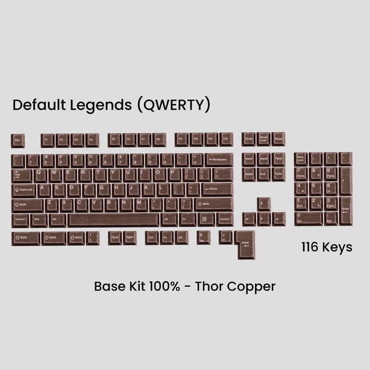 GB ] Awekeys Viking Antiques Full Metal Keycaps Set : KLC