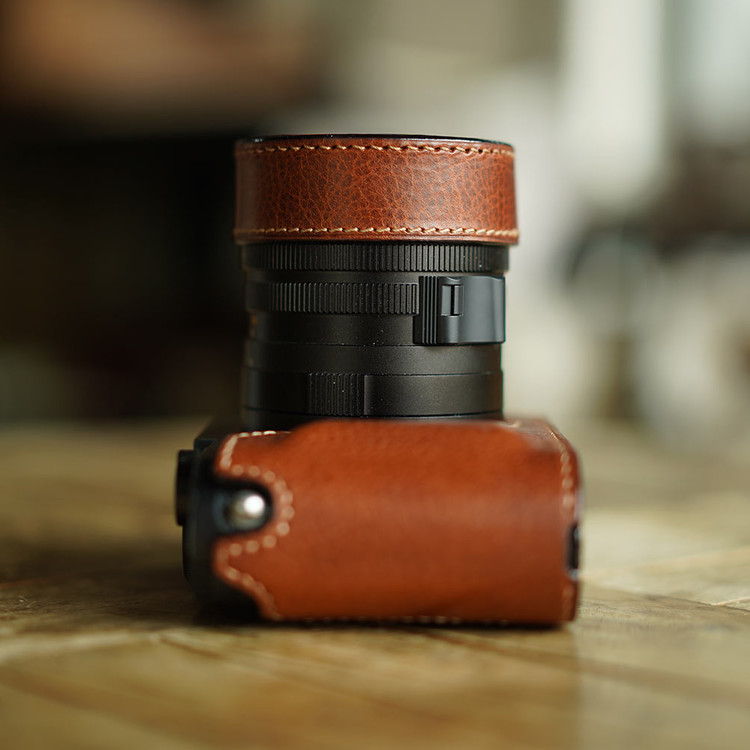 Lens cover for Leica Q3 : LEICA CASES & STRAPS by handcraft - Arte