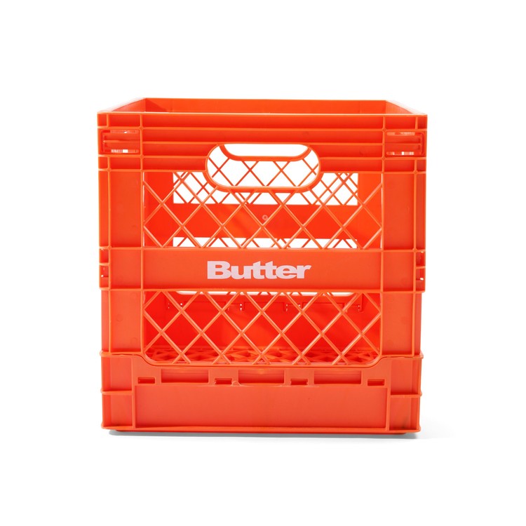 Butter Goods] Collapsable Record Crate - Orange : SOUNDS GOOD STORE