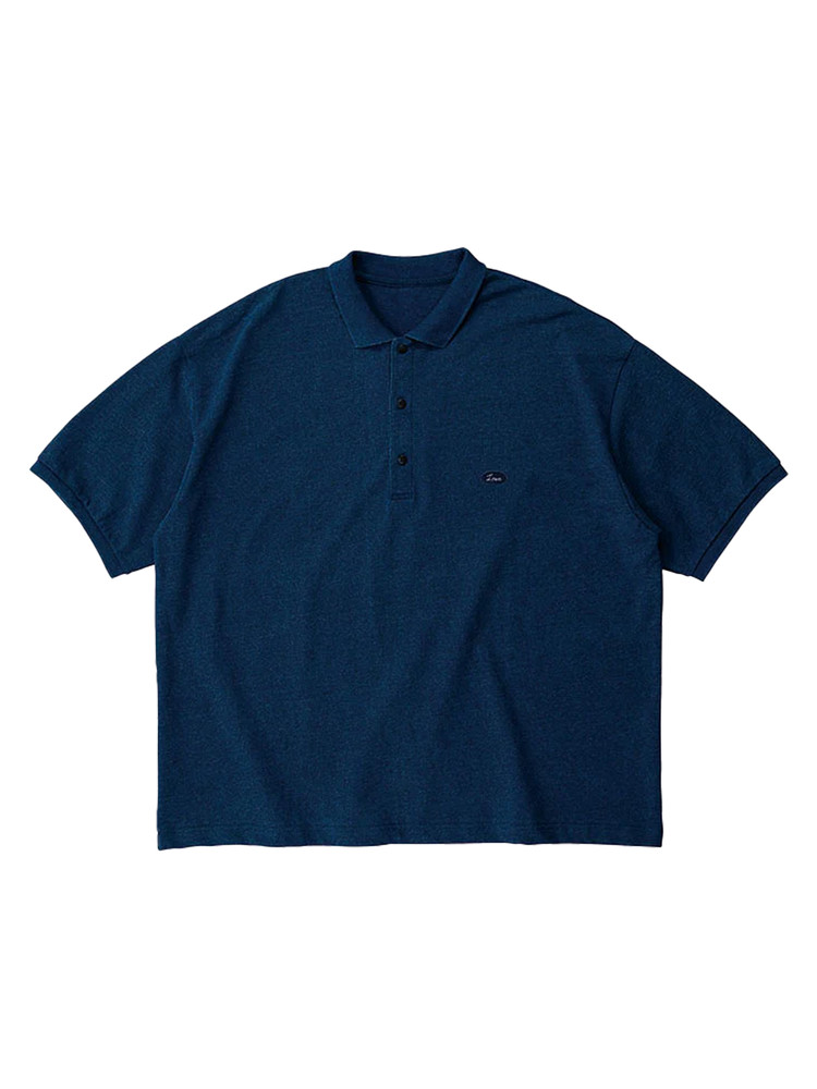 Porter Classic [포터 클래식] - H/W Indigo Polo Shirt - Blue