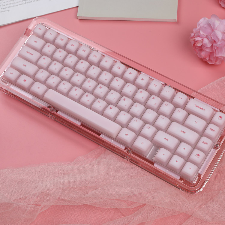 GUTS Aqua67 Soft Jelly Pudding Pink Silicone Wireless/Wired