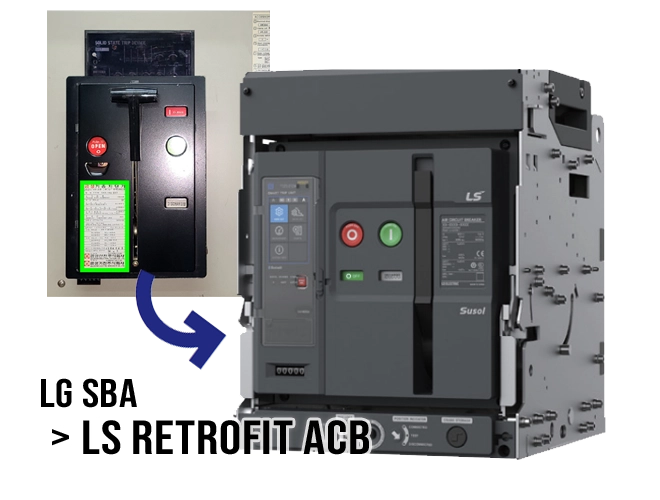 리트로핏 ACB, SBA-40S-3ES, SBA-40S-3SS, 4000AF, Retrofit ACB, AS-40F3-40A ...