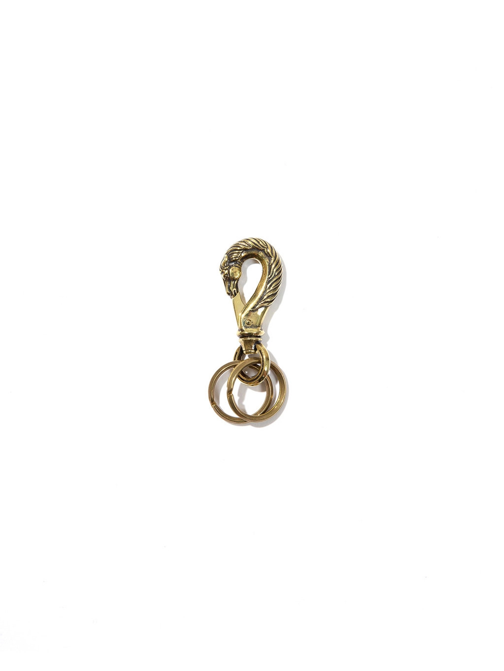 Horse Key Hook M Brass : HIDEANDRIDE INTL