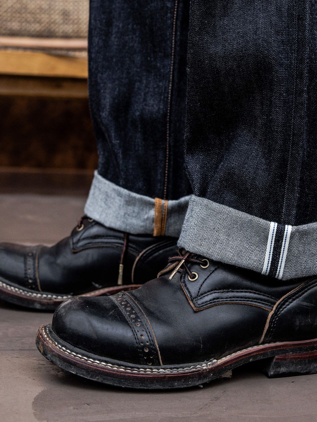 레드토네이도] 11oz 55501 스트레이트 데님 팬츠 : 워크앤워크(WorknWalk)