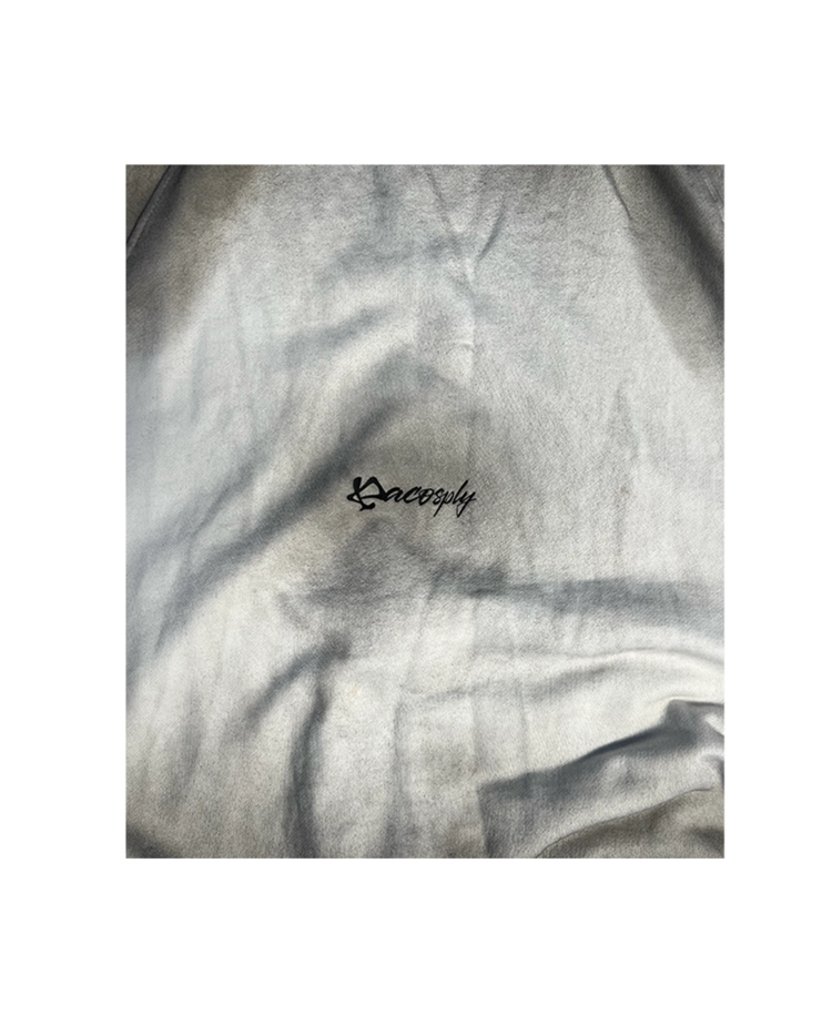 DOLLY DIRTY ZIP UP HOODIE - DIRTY WHITE : PACOSPLY
