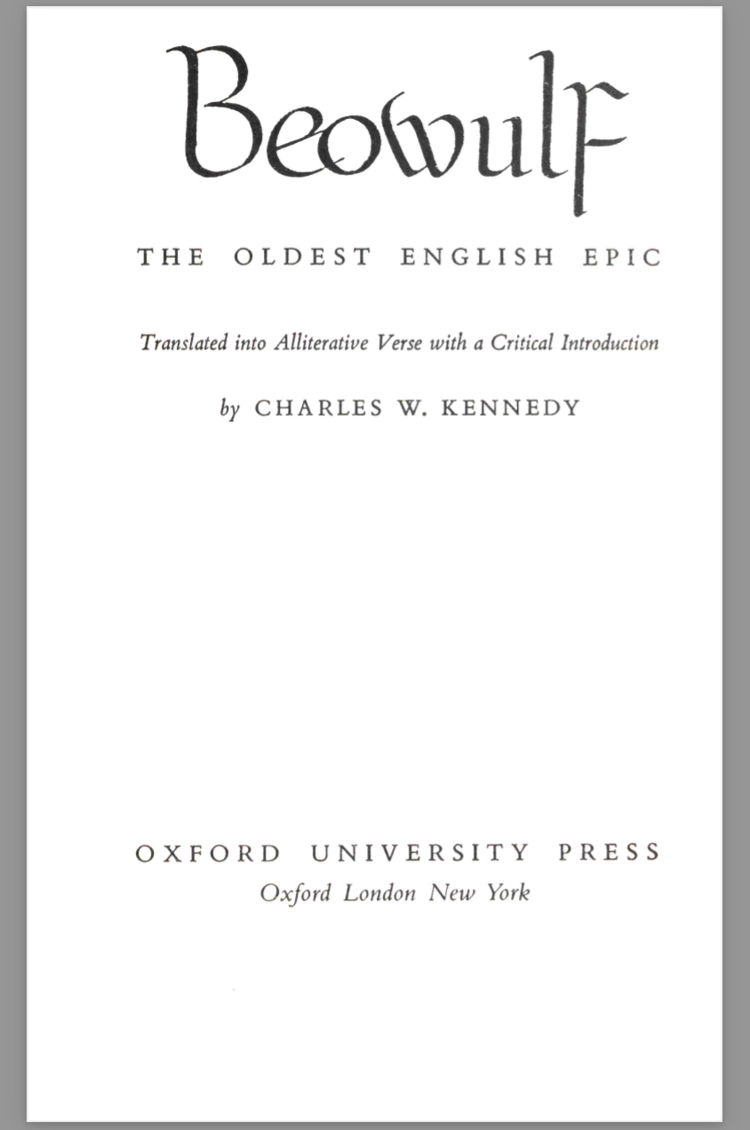 ベオウルフ：英文学最古の英雄叙事詩 (高品質デジタルアーカイブ