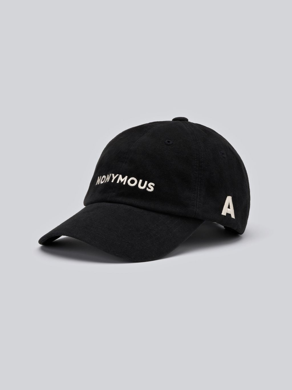 NONYMOUS AA NEW ICONIC PEACHED CAP - BLACK (ABNHBC0040BK) : NONYMOUSAA