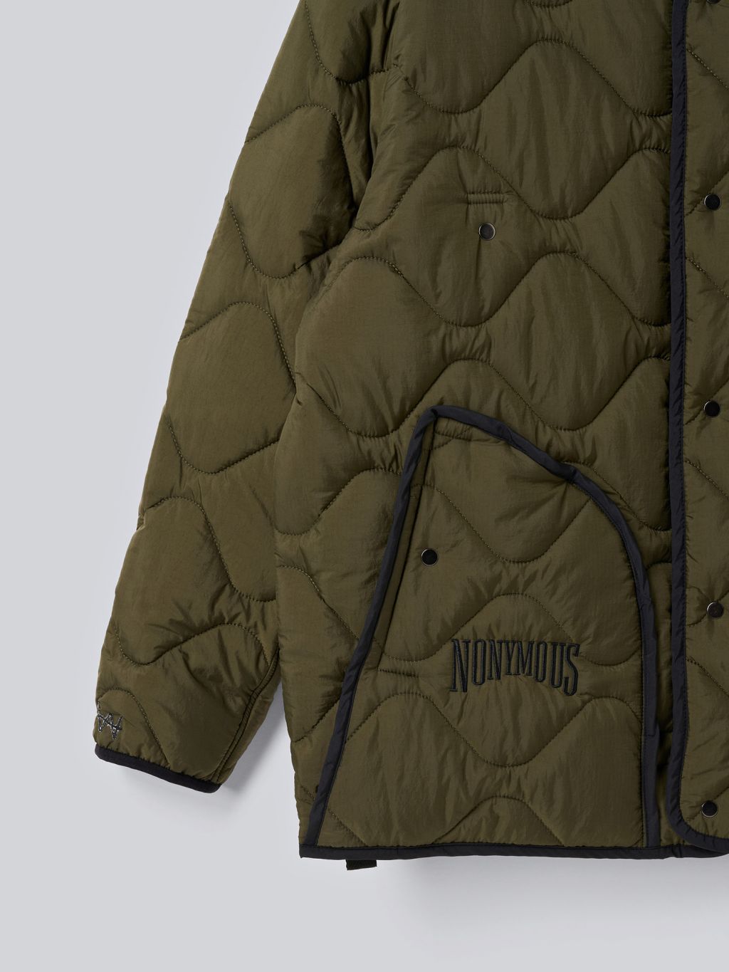 NONYMOUS AA WAVEBACK QUILTED JACKET - BLACK (ABNCJK0010BK