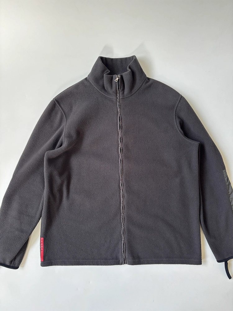 PRADA SPORT FLEECE ZIP UP : oaens