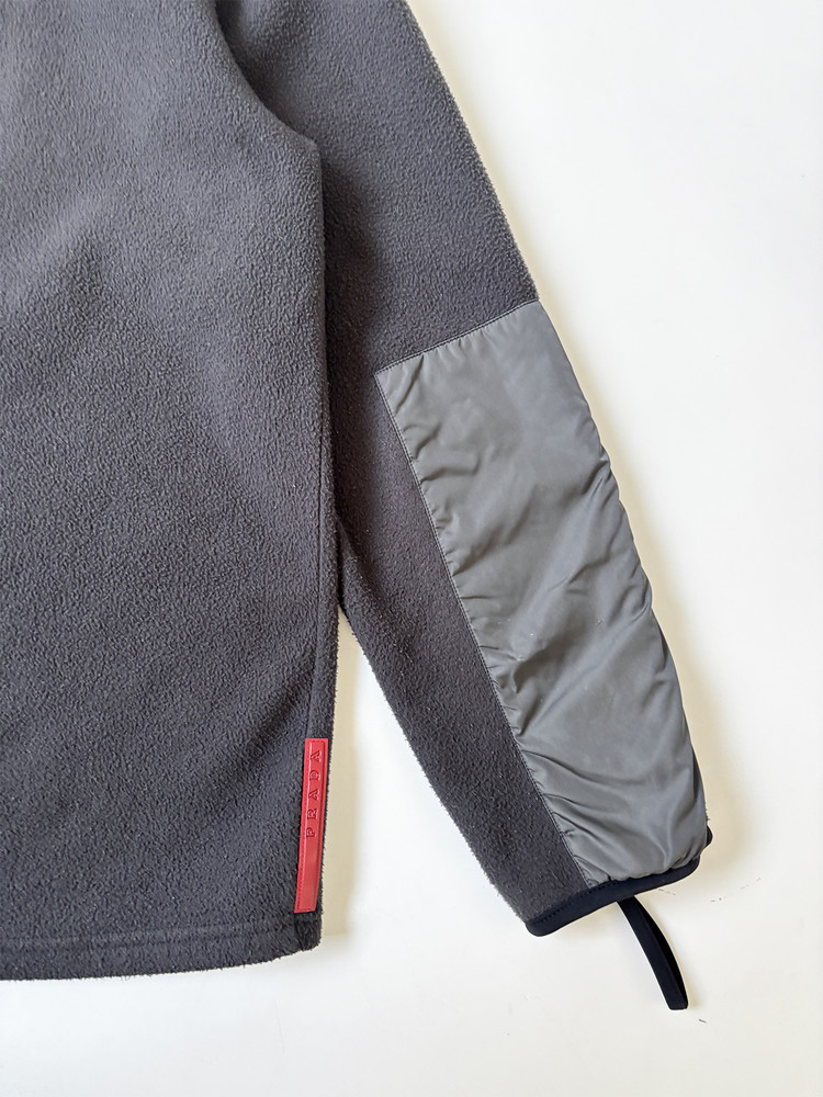 PRADA SPORT FLEECE ZIP UP : oaens
