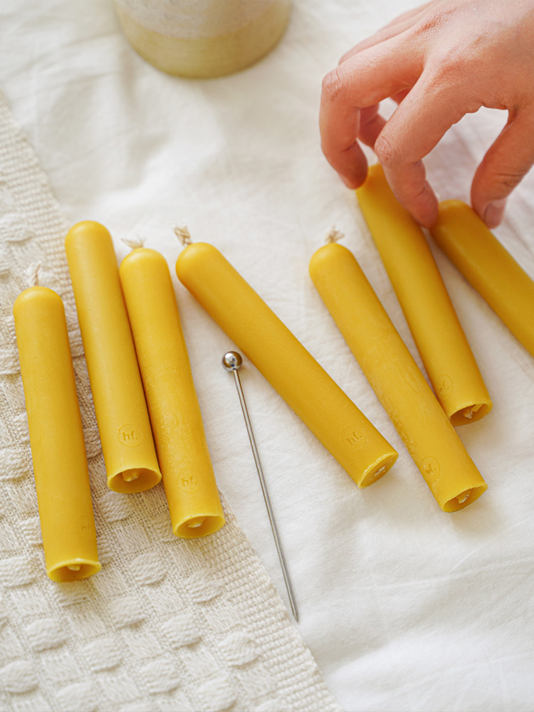 Beeswax Candle Set : honeyflamingo.japan