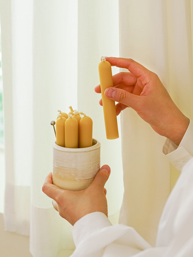 Beeswax Candle Set : honeyflamingo.japan