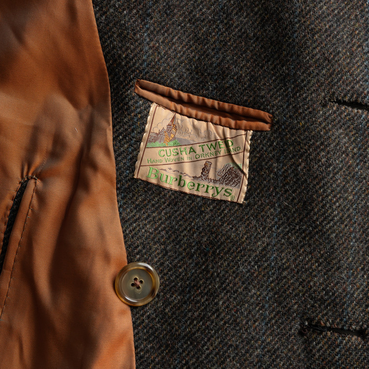 VINTAGE BURBERRYS' CUSHA TWEED COAT : Paramade Pickers (파라메이드