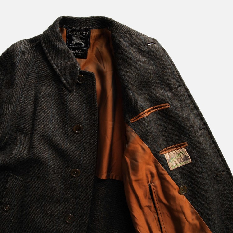 VINTAGE BURBERRYS' CUSHA TWEED COAT : Paramade Pickers (파라메이드