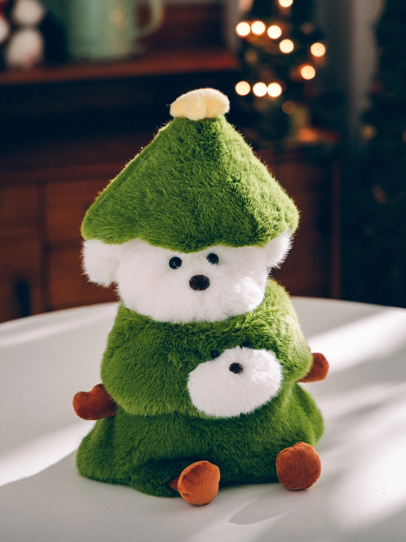 OUT オレオちゃん♡ クリスマスツリー モコモコホワイト♡ Tree Mongmo (S) : cherop mongmo