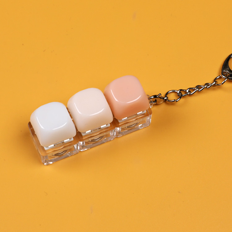 GUTSKeycap Keyring 1-hole LED Custom Order Clicker Keyboard Blue