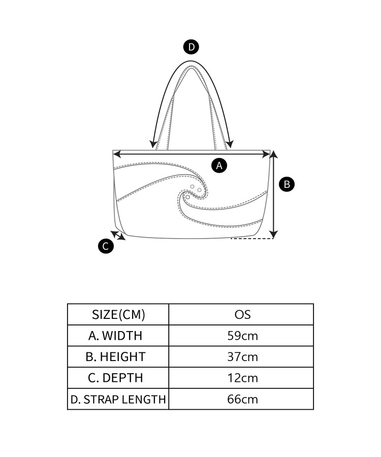 051-Spiral Tote Bag Black : THEY CALL ME 데이 콜 미