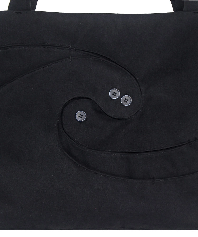 051-Spiral Tote Bag Black : THEY CALL ME 데이 콜 미