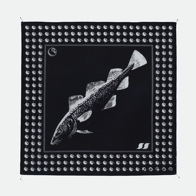 Cod Fish Cotton Handkerchief : JoCod Store EN