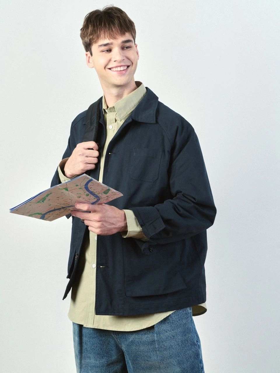City Worker French Jacket (Navy) : 해브해드 Havehad | 바른 도시