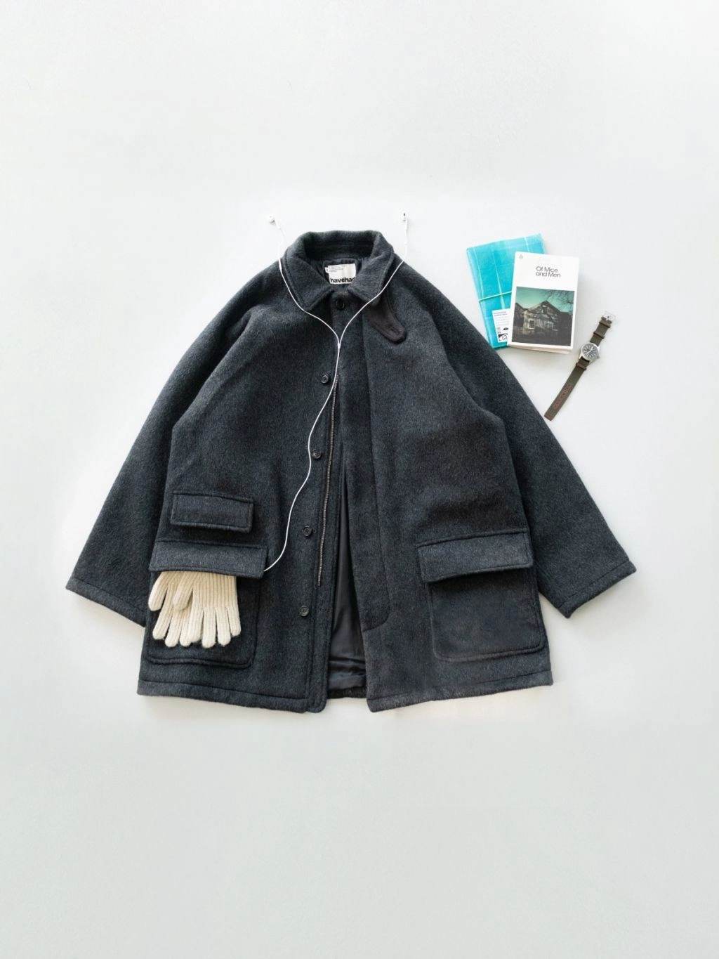 City Wool Half Coat (Charcoal) : 해브해드 Havehad | 바른 도시 생활