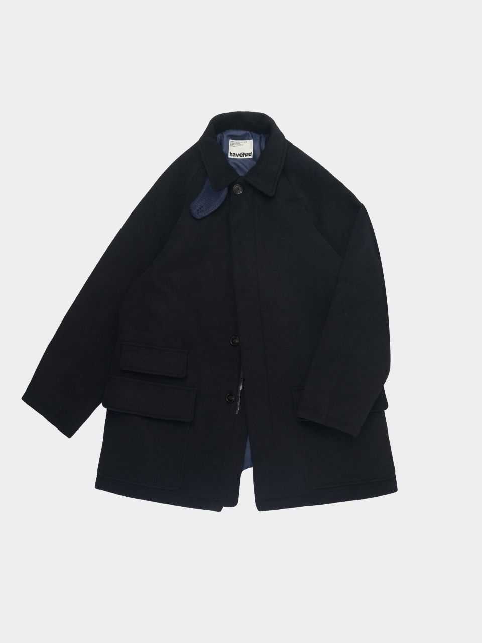 City Wool Half Coat (Navy) : 해브해드 Havehad | 바른 도시 생활 복장