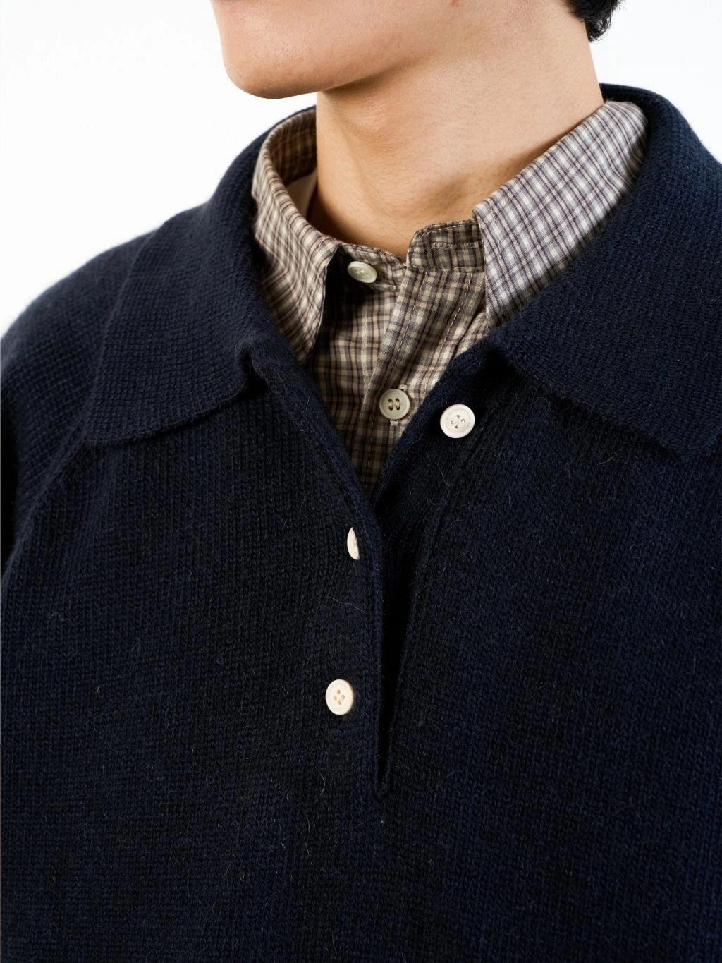 Yak Wool Collar Knit (Charcoal) : 해브해드 Havehad | 바른 도시