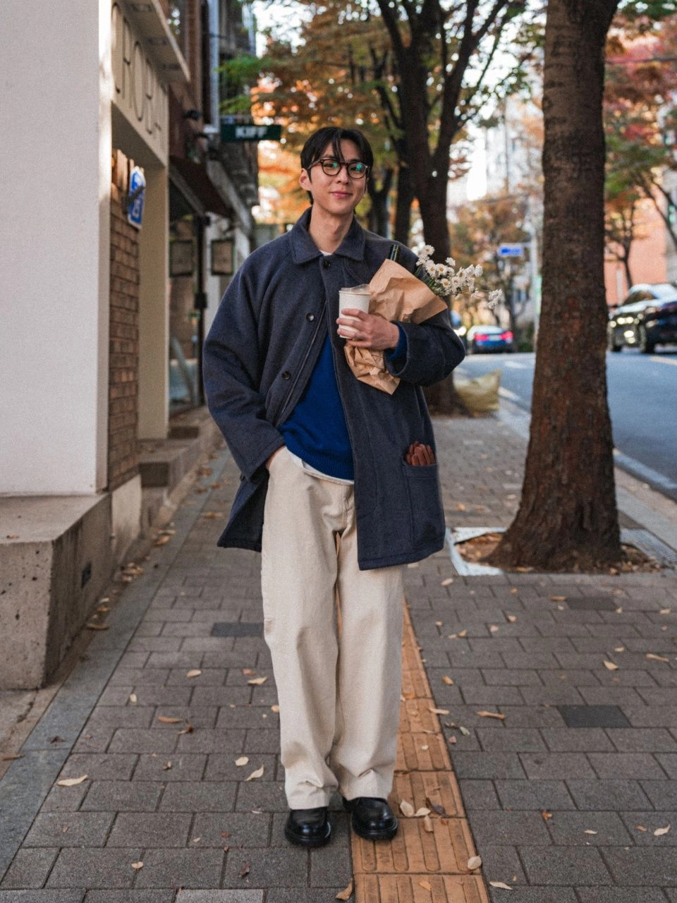 City Wool Half Coat (Navy) : 해브해드 Havehad | 바른 도시 생활 복장