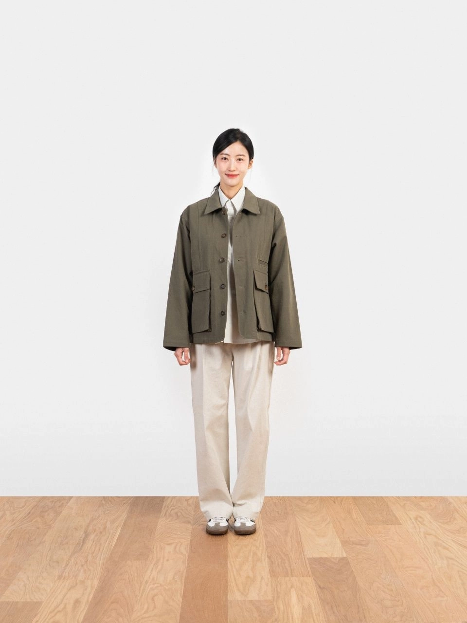 25ss City Worker French Jacket (Khaki) : 해브해드 Havehad | 바른